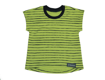 Футболка-оверсайз "Зеленая полоска" Ф-2-ЗПОЛ (размер 80) - Футболки - интернет гипермаркет детской одежды Смартордер